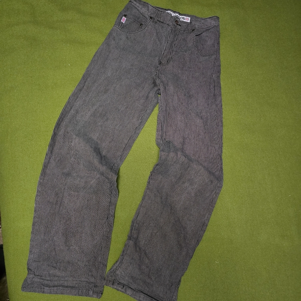 Vintage Wide Leg Boy London Striped Pants